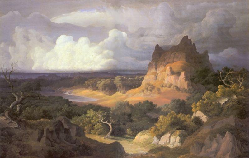 Henry Keller Heroic Landscape oil painting picture